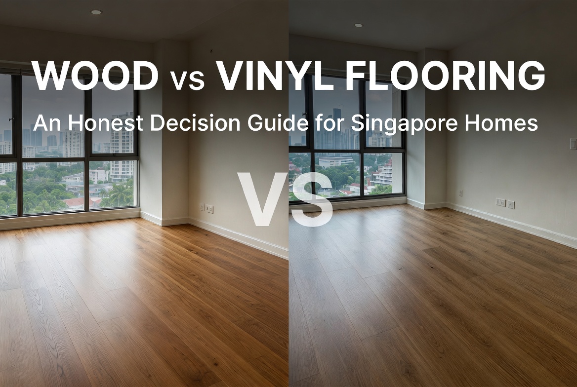 Wood vs vinyl flooring in Singapore — an honest decision guide